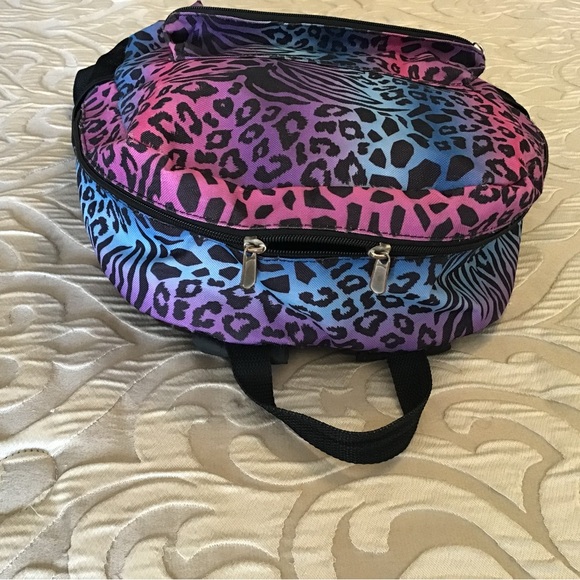 GLOBAL DEGREE Backpack, black/pink/blue - Picture 3 of 12